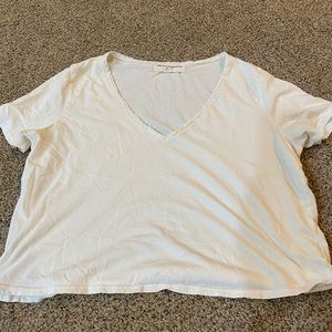 Urban Outfitters v-neck cropped tee